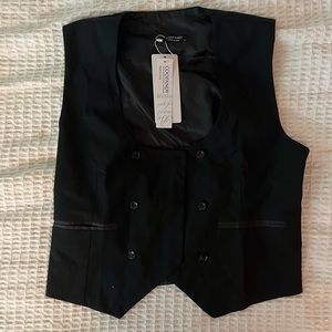 Men’s Black Vest Coofandy